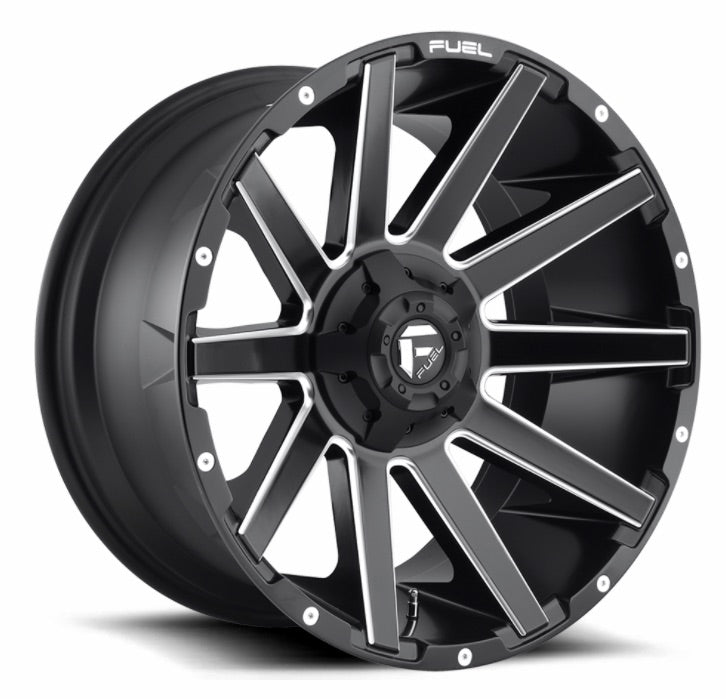 Fuel Matte Black Milled