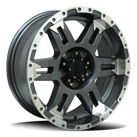 Diezel Gloss Gunmetal Machined