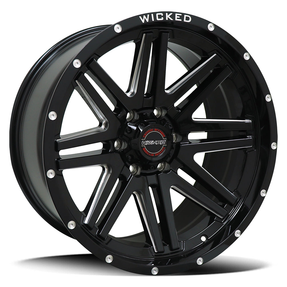 Diezel 5464 Gloss Black Milled