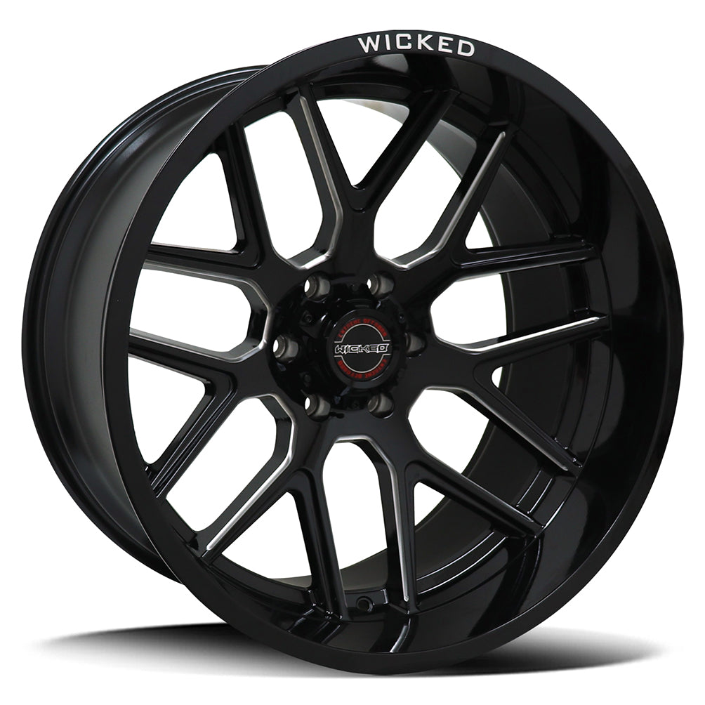Diezel 5465 W903-B Gloss Black Milled