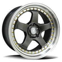 Load image into Gallery viewer, Diezel Hyper Black Machined Lip + Gold Rivets