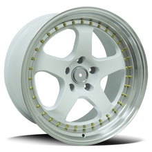 Load image into Gallery viewer, Diezel White Machined Lip Gold Rivets