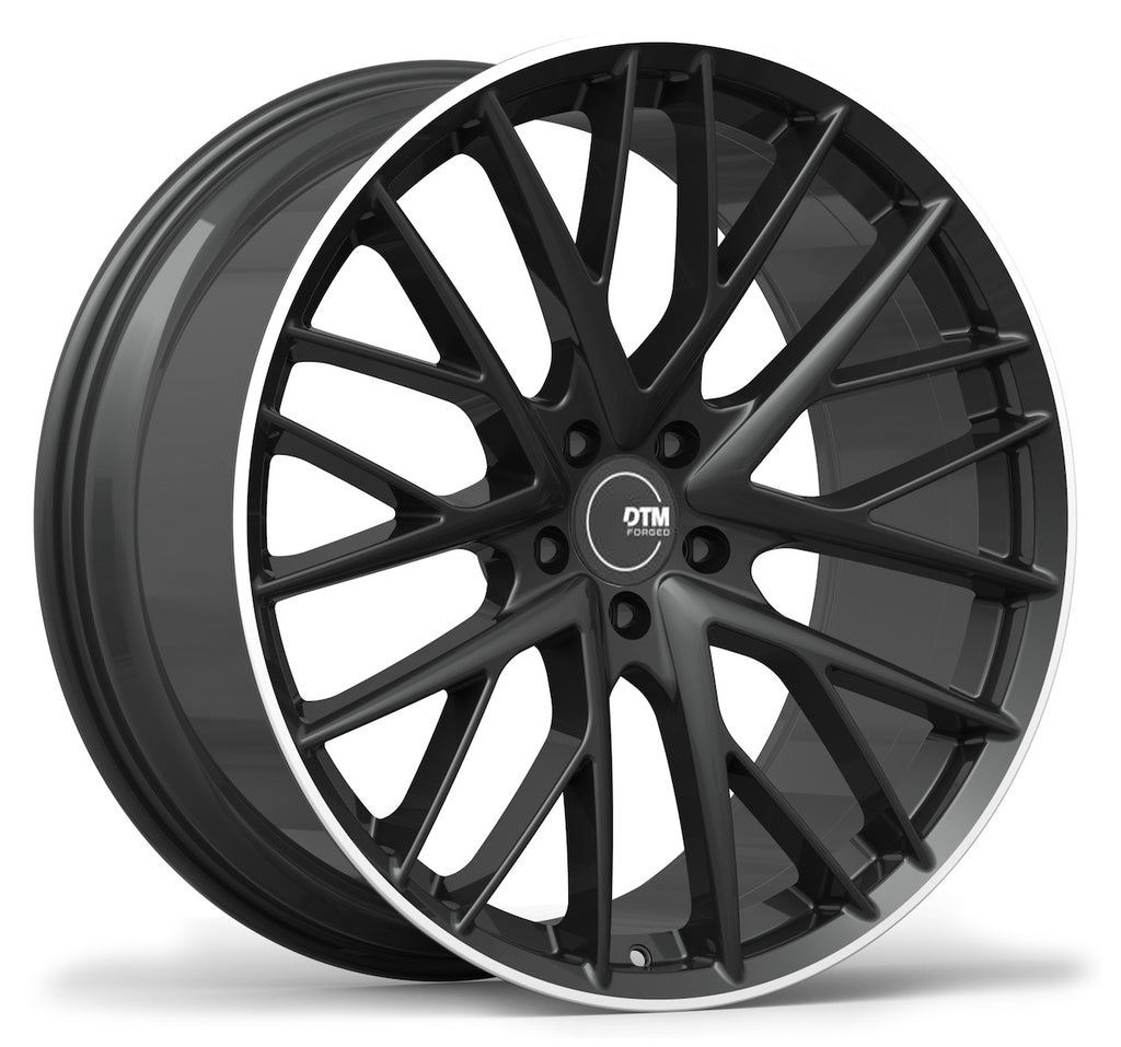 DTM Forged Series 6046 Satin Black Milled Edge