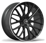 DTM Forged Series 6046 Satin Black Milled Edge
