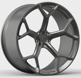 DTM Forged Series Frs Satin Brushed Dark Gunmetal Tint Clear