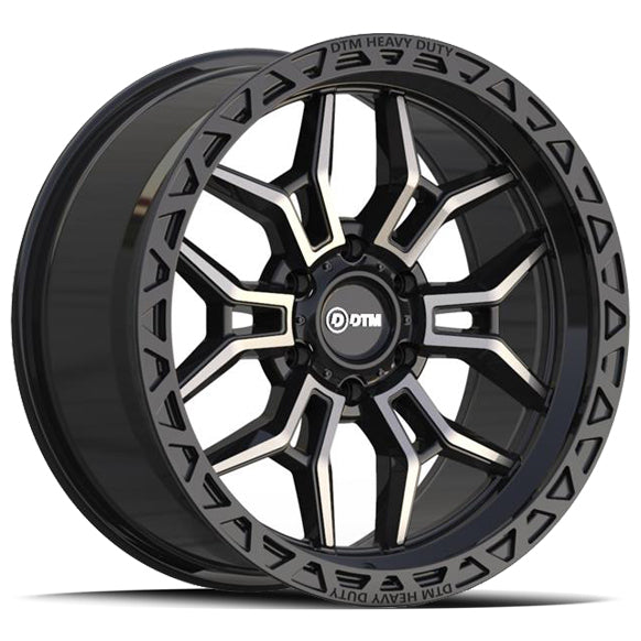 DTM HD Hammer Satin Black Machined Dark Tint