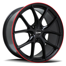 Load image into Gallery viewer, DTM Korath Satin Black Red