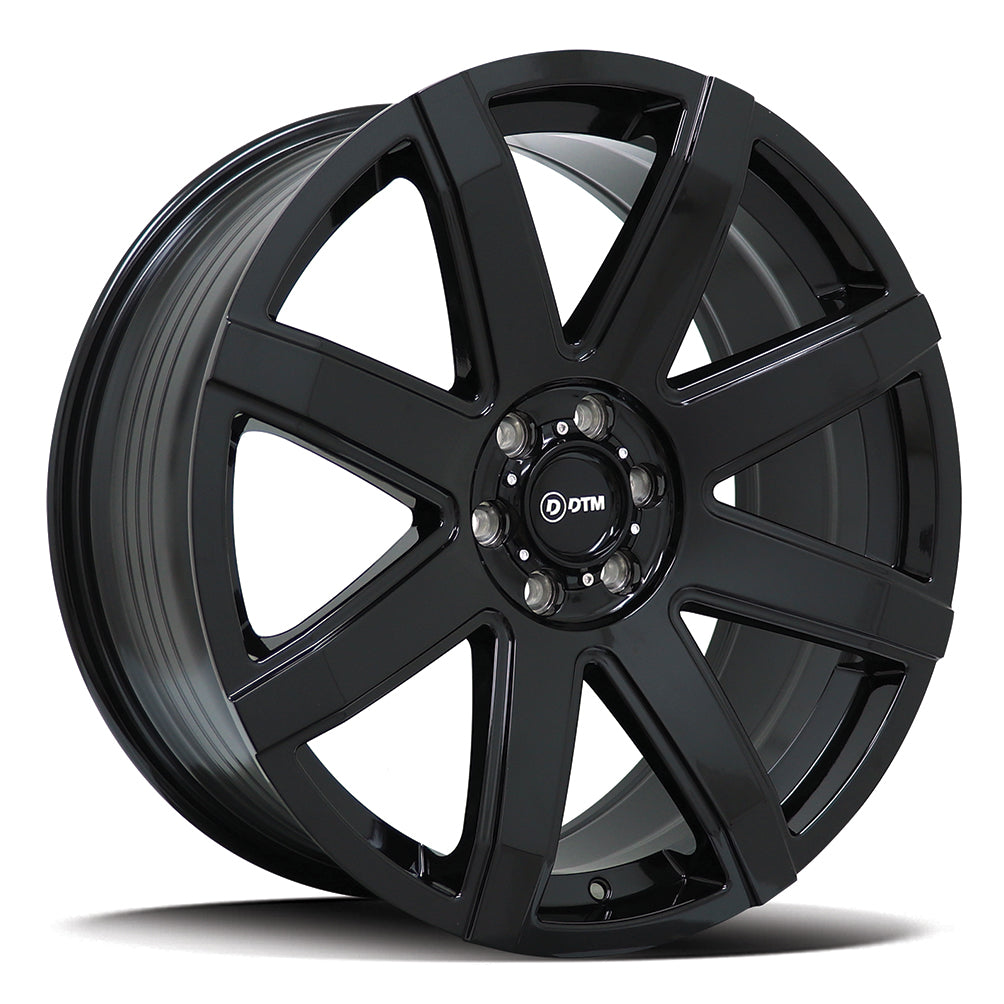 DTM HD Stiletto Gloss Black No Milled Rivets