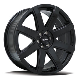 DTM HD Stiletto Gloss Black No Milled Rivets