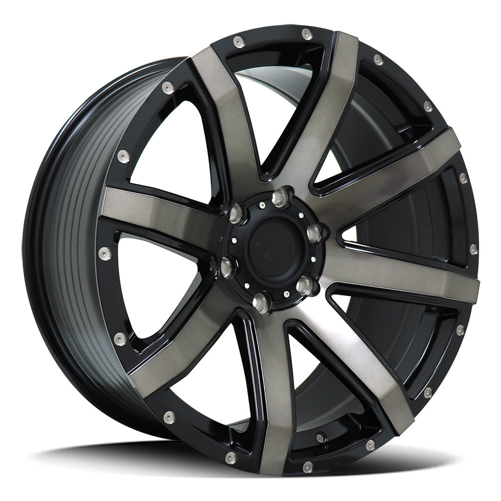 DTM HD Stiletto Satin Black Dark Grey Tint