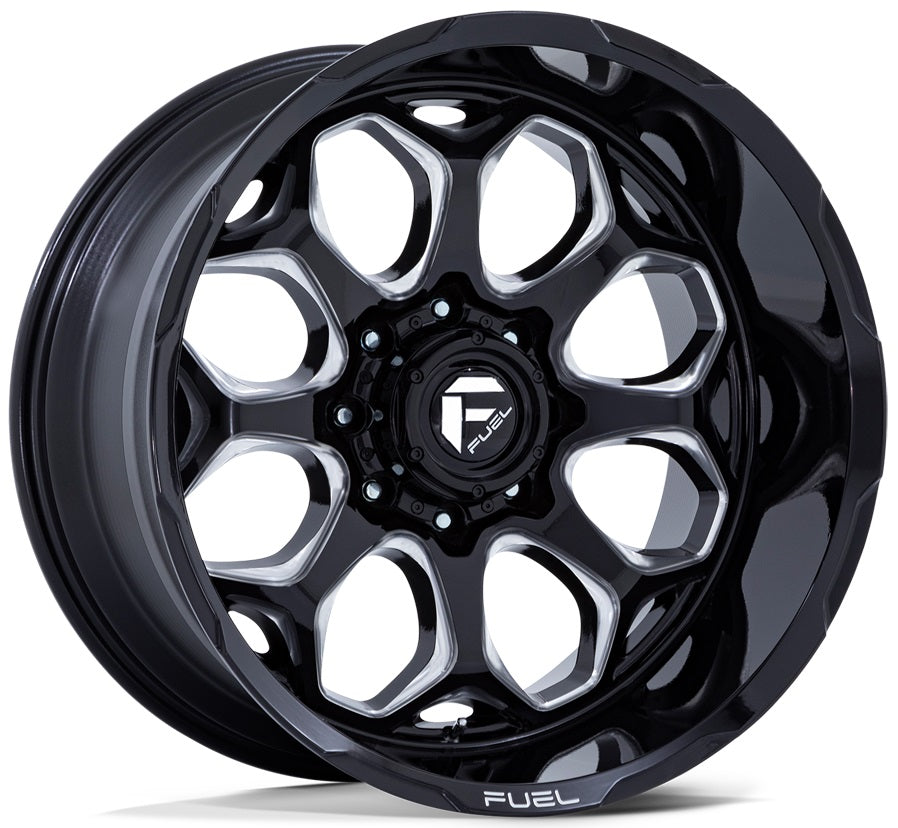 Fuel Fc862 Gloss Black Milled