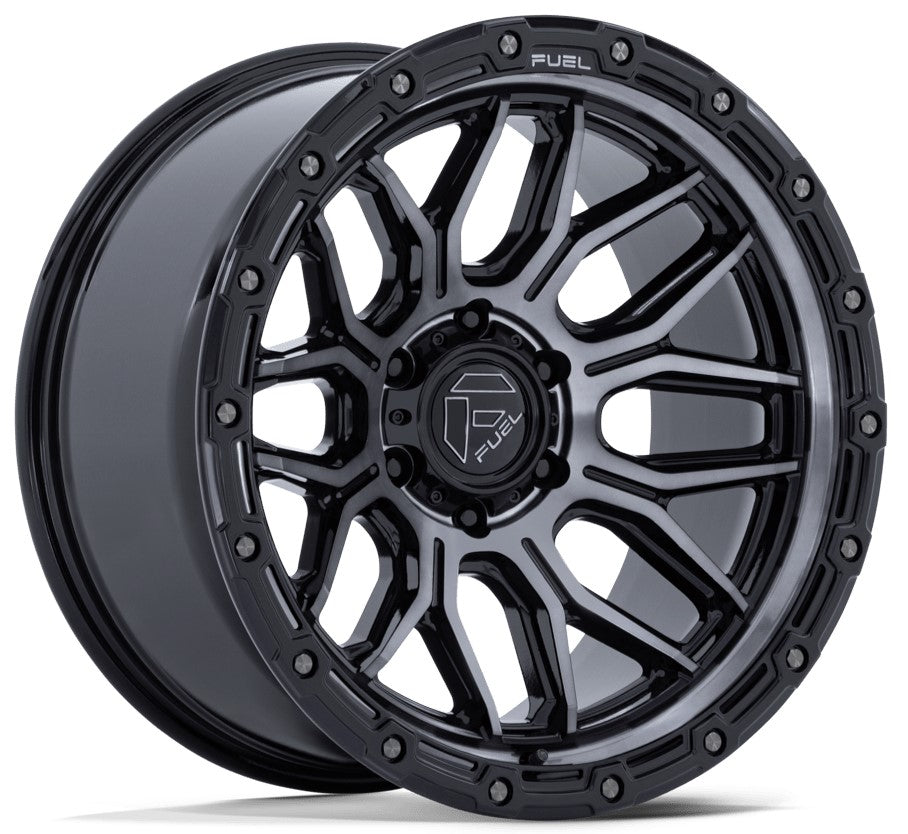 Fuel Fc881 Gloss Black Machined Grey Tint