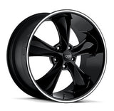 Foose F104 Black With White Groove
