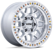 Load image into Gallery viewer, KMC XD Km549 Gloss Silver Machined Face