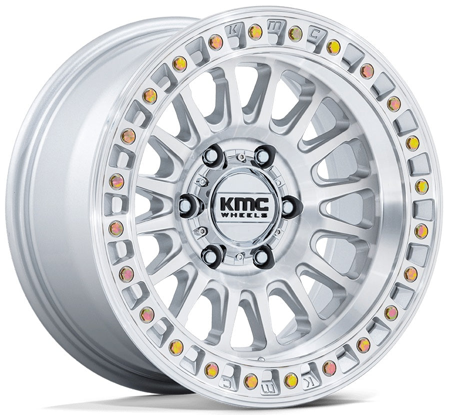 KMC Km552gs Gloss Silver Machined