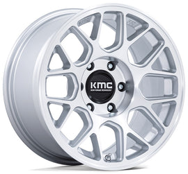 KMC Km730 Gloss Silver Machined Face