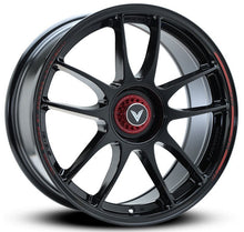 Load image into Gallery viewer, Lenso VNK Super-GT Venom Gloss Black Red Stripe
