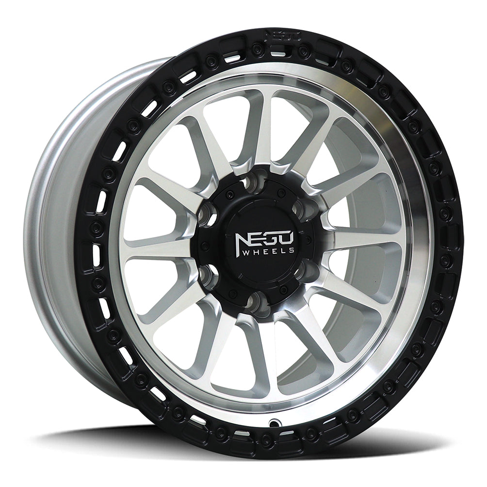 Negu N07 Silver Machined Black Lip