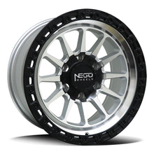 Load image into Gallery viewer, Negu N07 Silver Machined Black Lip