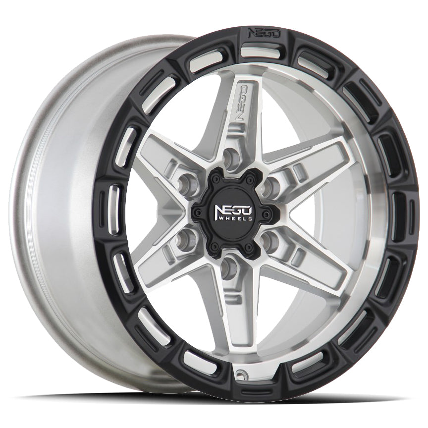 Negu N11 Silver Machined Black Lip