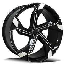 Load image into Gallery viewer, Replica Audi Rea6136bmf Black Machined Face