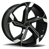 Replica Audi Black Machined Face