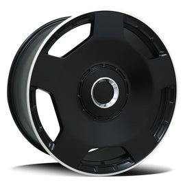 Replica Mercedes Satin Black Milled