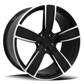 Replica Porsche Gloss Black Machined Face