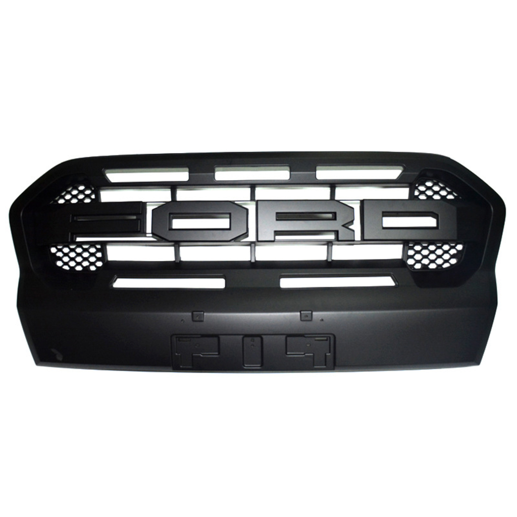 2018-2021 Ford Ranger Raptor Style Front Grille – Matte Black