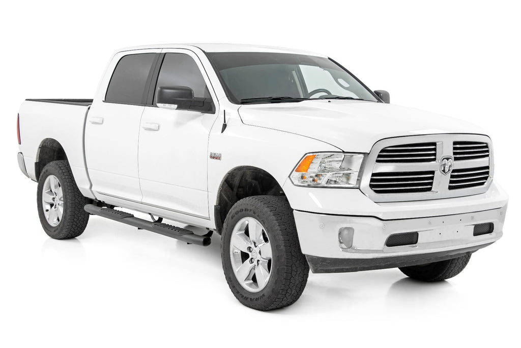 Oval Nerf Step Crew Cab Black Ram 1500/2500/3500 2WD/4WD (2010-2025 & Classic)