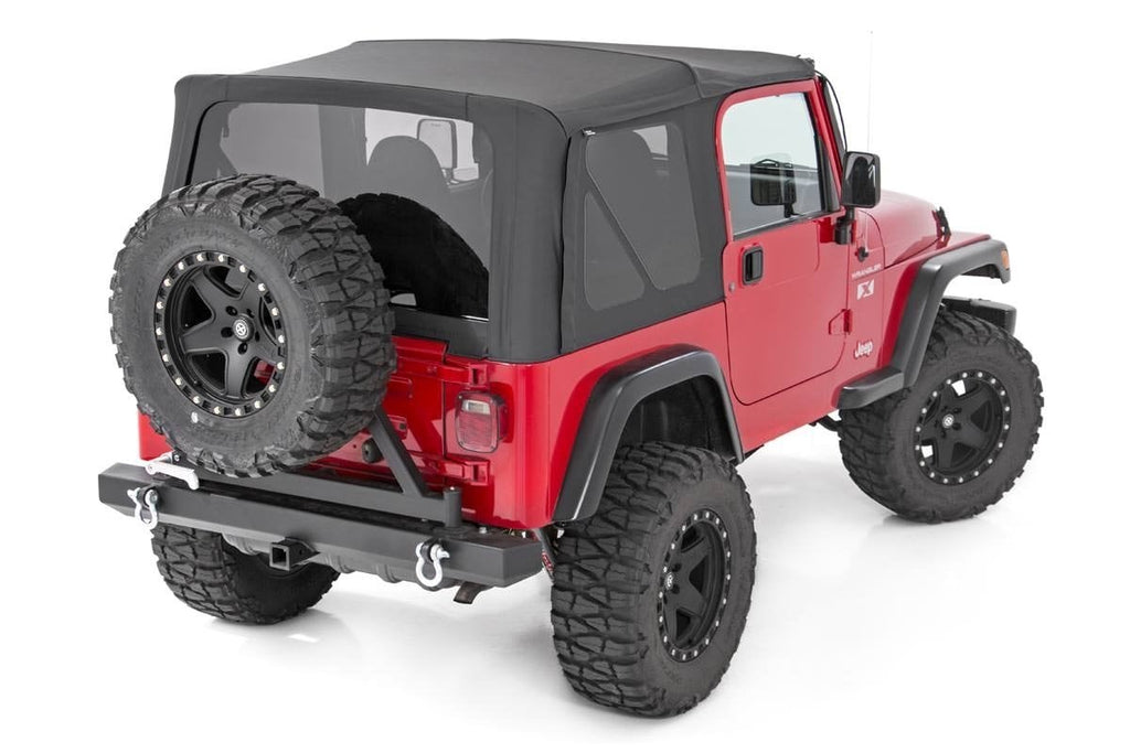 Soft Top 2- Door Half Steel Doors Jeep Wrangler TJ (97-06)