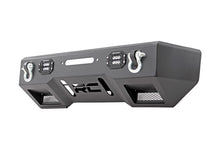Load image into Gallery viewer, Jeep Front Stubby LED Winch Bumper Black Series JK, JL, Gladiator JT Rough Country