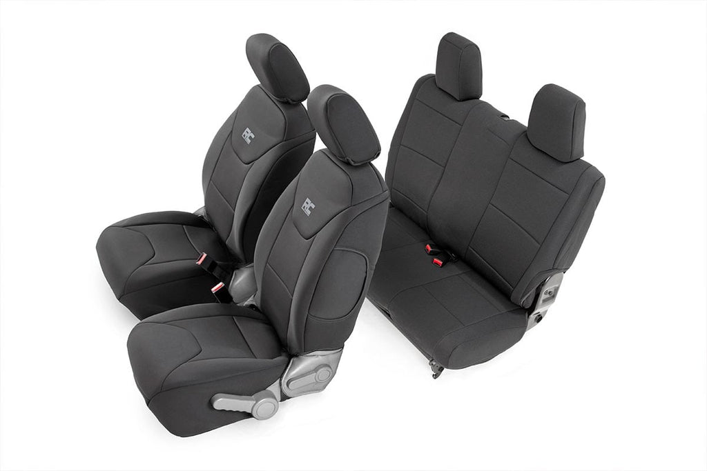 Seat Covers Front and Rear Jeep Wrangler JK 4WD (2007-2010)