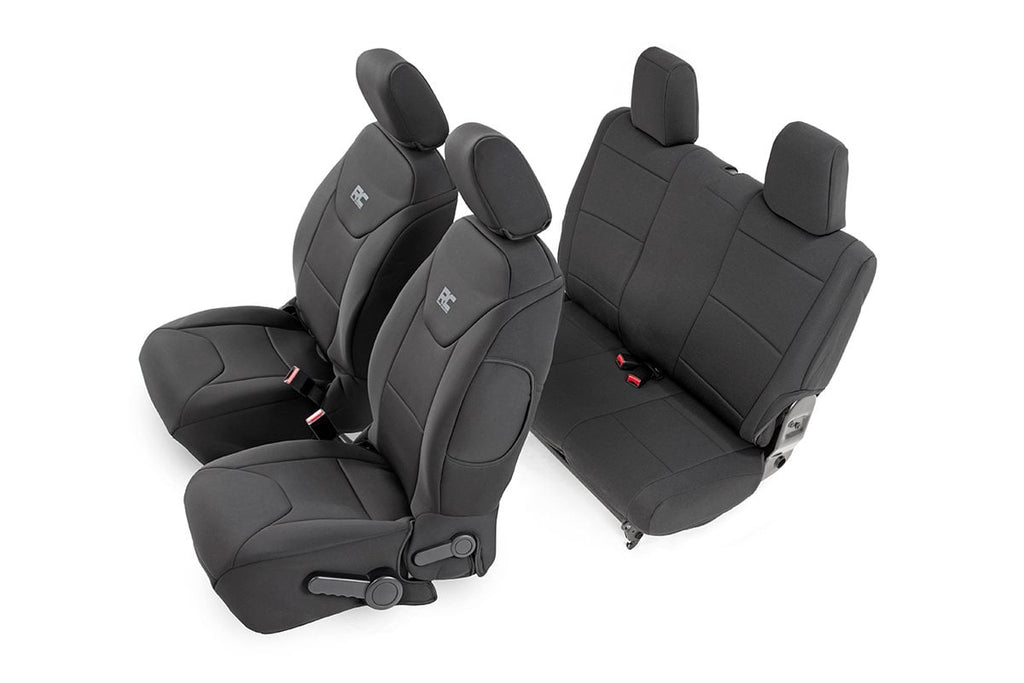 Seat Covers Front and Rear 2-Door Jeep Wrangler JK 4WD (2013-2018)