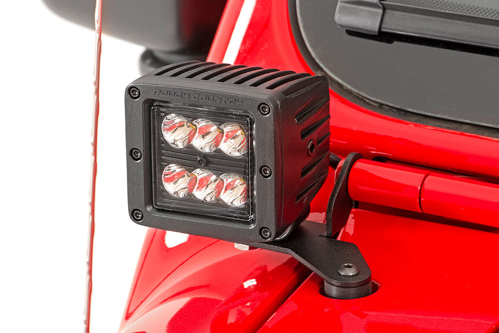 LED Ditch Light Kit Hinge Mount Jeep Gladiator JT/Wrangler JL (18-26)