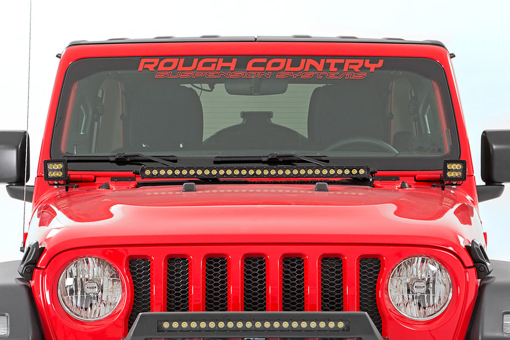 LED Ditch Light Kit Hinge Mount Jeep Gladiator JT/Wrangler JL (18-26)
