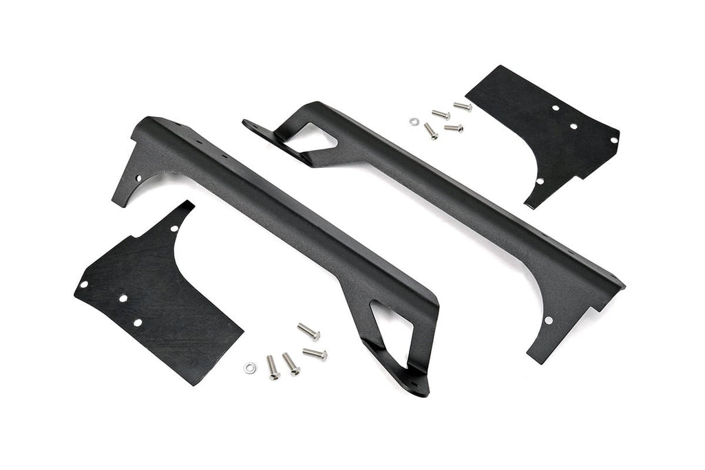 Jeep 50-inch Straight LED Light Bar Upper Windshield Mounts (97-06 TJ)