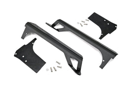 Jeep 50-inch Straight LED Light Bar Upper Windshield Mounts (97-06 TJ)