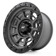 Load image into Gallery viewer, Rough Country 85 Series Wheel Simulated Beadlock Gunmetal Gray/Black
