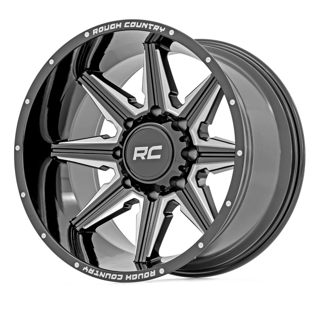 91 Series Gloss Black Milled Accents