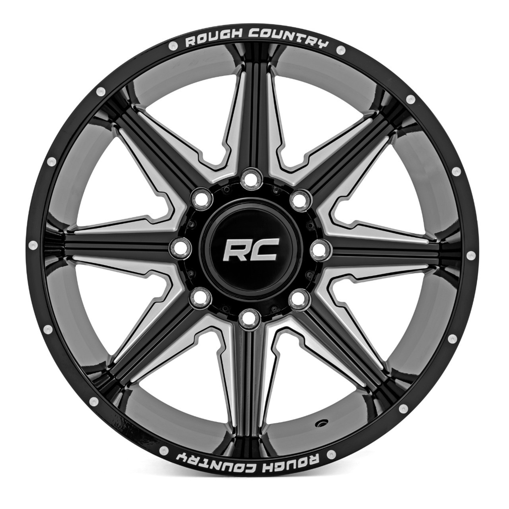 91 Series Gloss Black Milled Accents