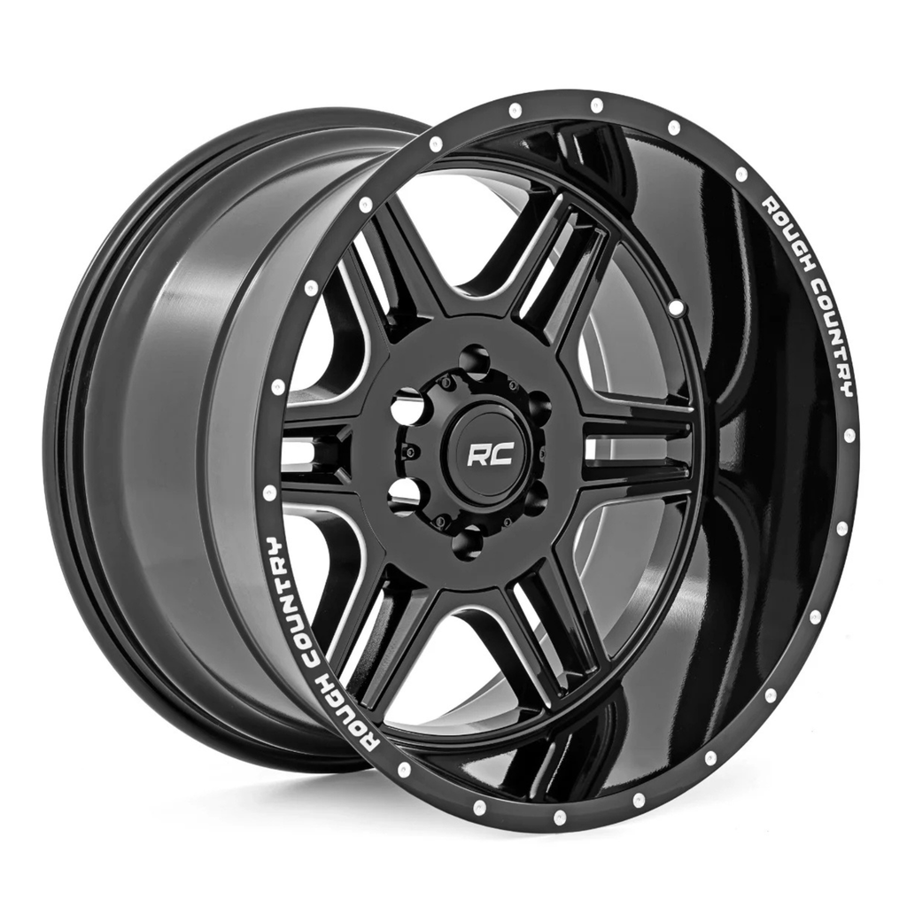 92 Series Gloss Black Milled Accents