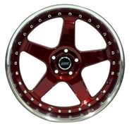 SSW V5 Candy Red with Polished Lip