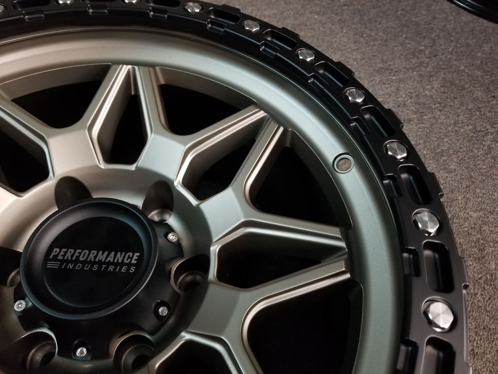 4 17" 4x4 mags ROCKA 17x9 6/139.7 -12 Satin Bronze Black lip Hilux Landcruiser