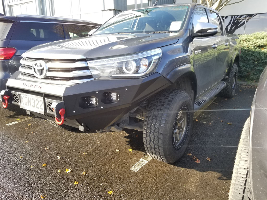 4 17" 4x4 mags ROCKA 17x9 6/139.7 -12 Satin Bronze Black lip Hilux Landcruiser