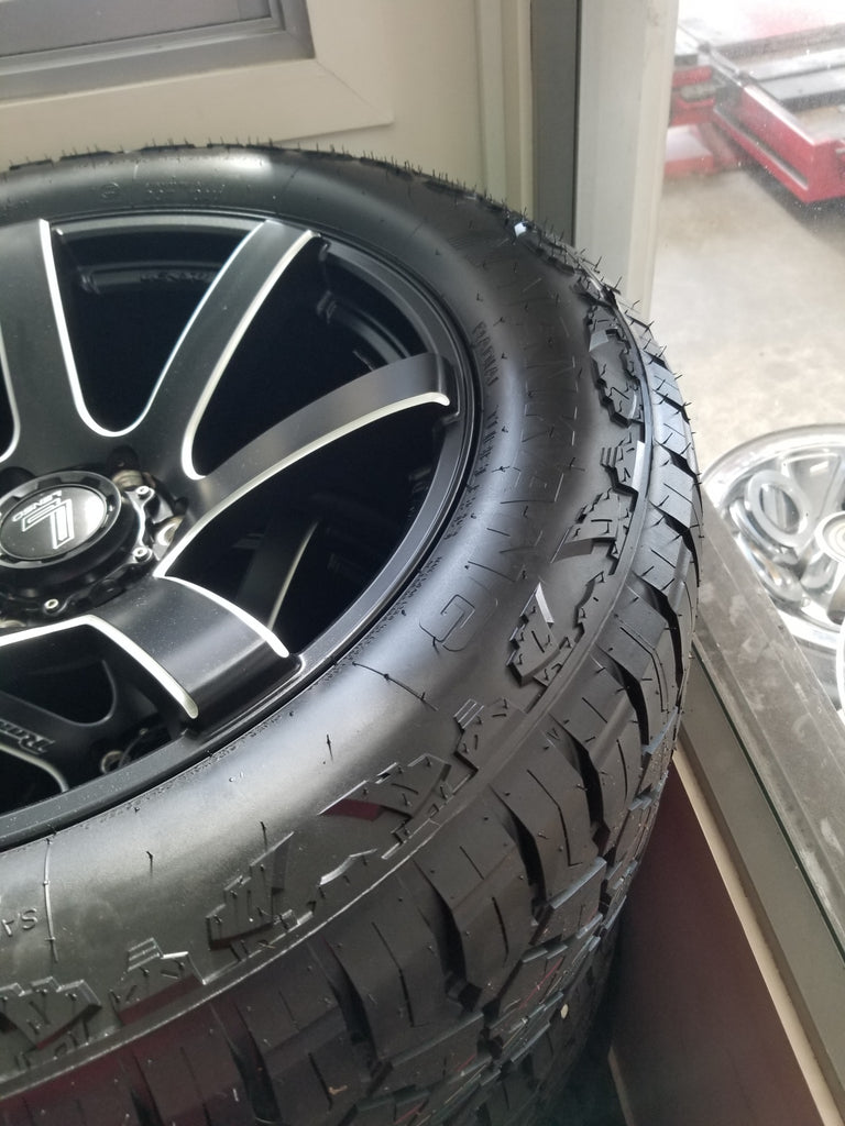 4 new 20" Lenso RTC mags 20x9 6/139.7 10p Milled edge Matt Black Hilux Ranger
