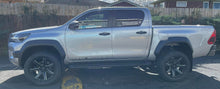 Load image into Gallery viewer, 4 new 20&quot; Lenso RTC mags 20x9 6/139.7 10p Milled edge Matt Black Hilux Ranger