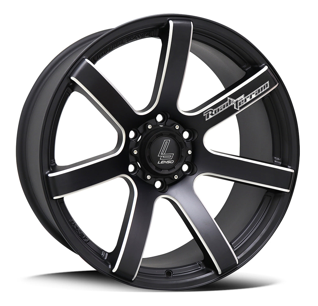 4 new 20" Lenso RTC mags 20x9 6/139.7 10p Milled edge Matt Black Hilux Ranger