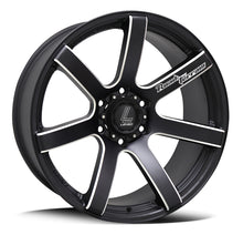 Load image into Gallery viewer, 4 new 20&quot; Lenso RTC mags 20x9 6/139.7 10p Milled edge Matt Black Hilux Ranger