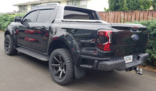 Load image into Gallery viewer, 4 new 20&quot; Lenso RTC mags 20x9 6/139.7 10p Milled edge Matt Black Hilux Ranger